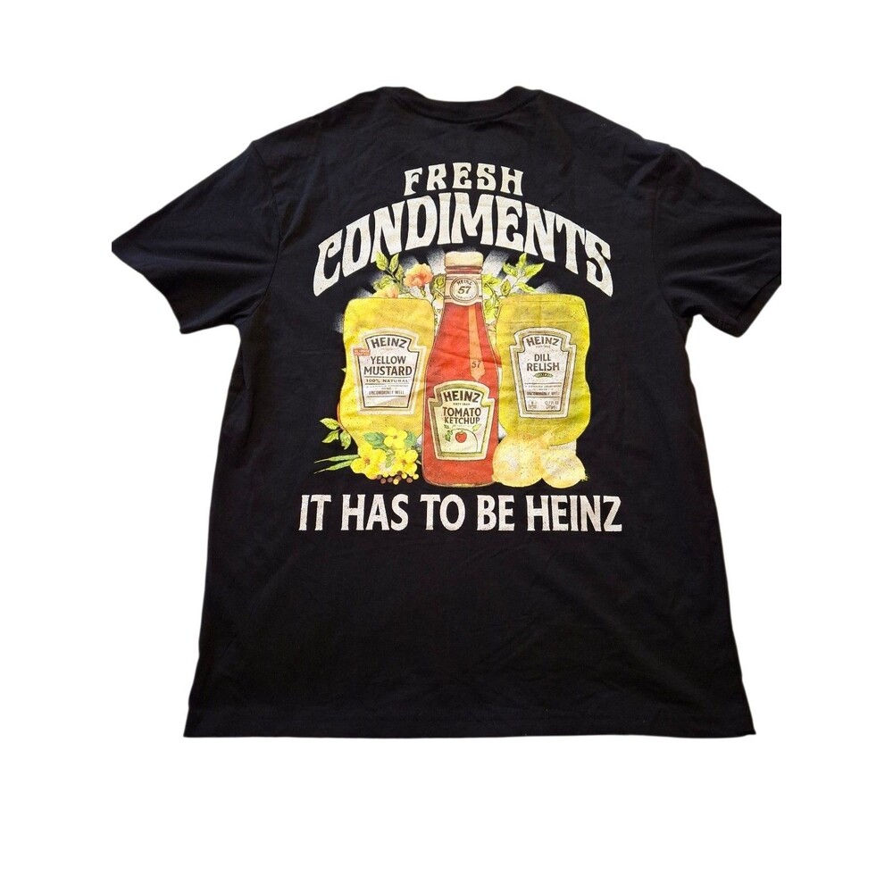 Heinz Graphic Tee Médium Black It Has to Be Heinz Condiments Shirt